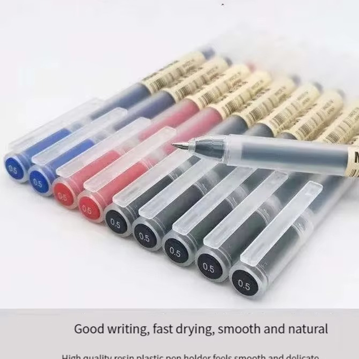 Muji Stationery Gel Pen - 3-6 pezzi penna gel kawaii nero/rosso/blu