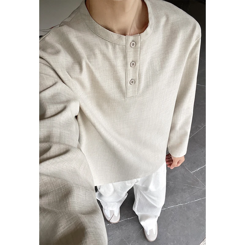 Embellish Knit - Camicia Casual da Uomo in Finto