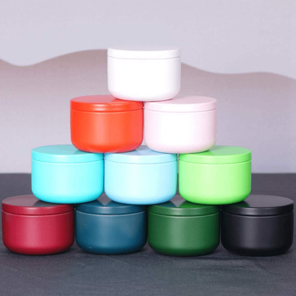 Craft Embellishment Storage - Lattina da tè con coperchi ermetici