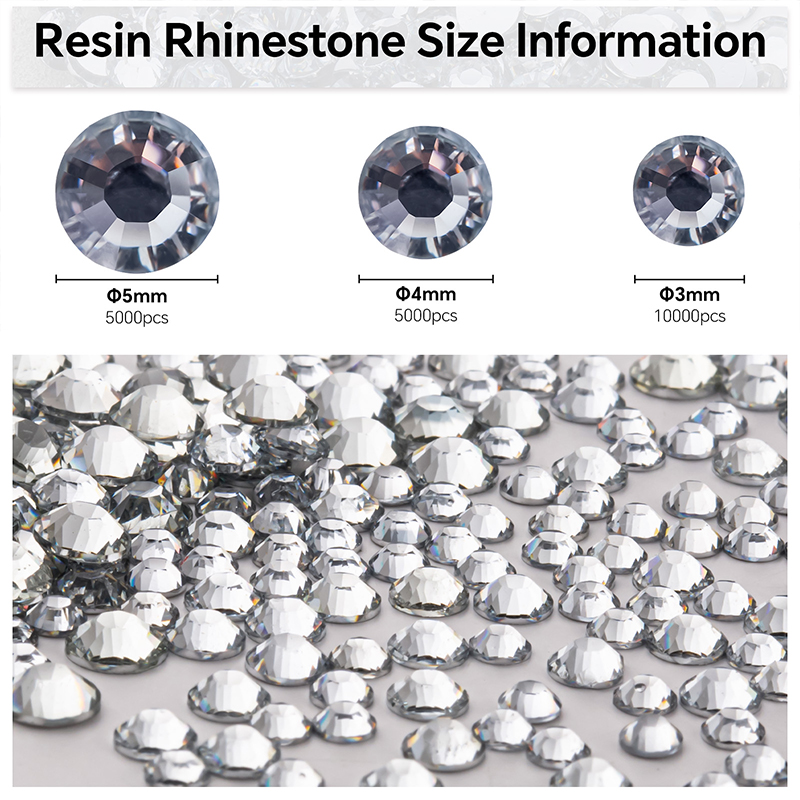 Trasparente 2-5mm Pacchetto al - Hotfix Rhinestone Sheet recensione e prezzo