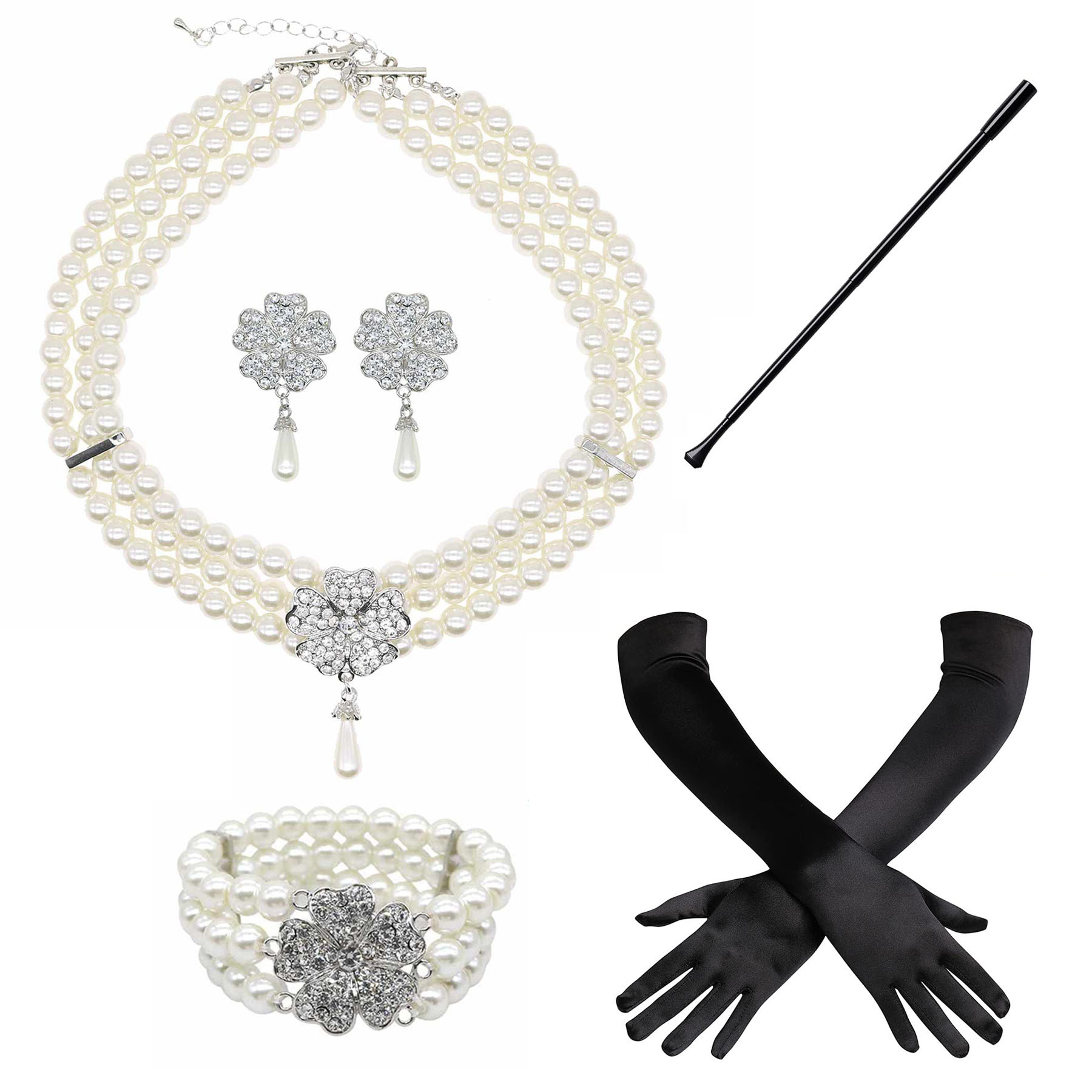 1920s1950s Imitation Pearl Nec - Pearl Trim Chain recensione e prezzo