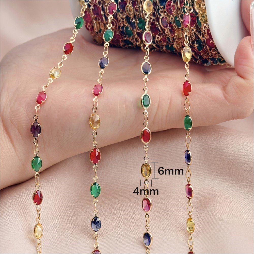 Catena di 1 metro con strass r - Pearl Trim Chain recensione e prezzo
