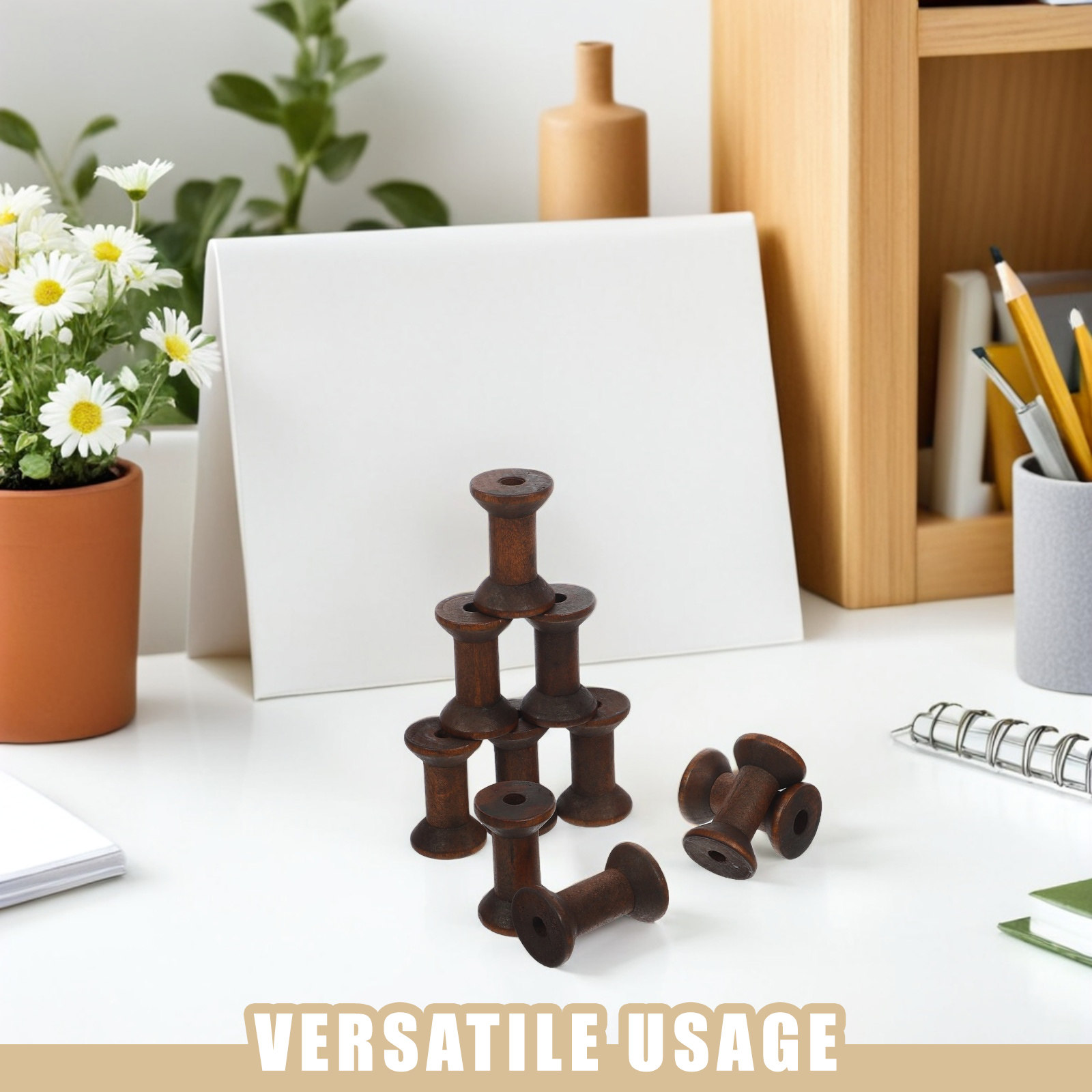 10 Pezzi Rocchetti in Legno Vi - Organza Ribbon Spool recensione e prezzo