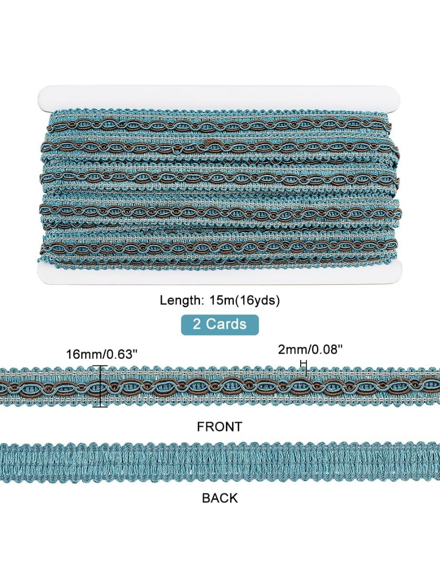 Tirm a treccia blu da 32 metri - Fringe Ribbon Sewing recensione e prezzo