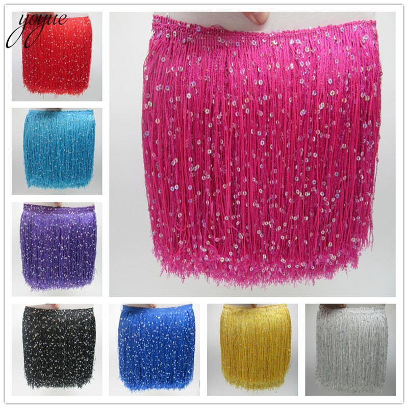 YOYUE 1Yard 20CM Lungo Poliest - Beaded Trim Fringe recensione e prezzo
