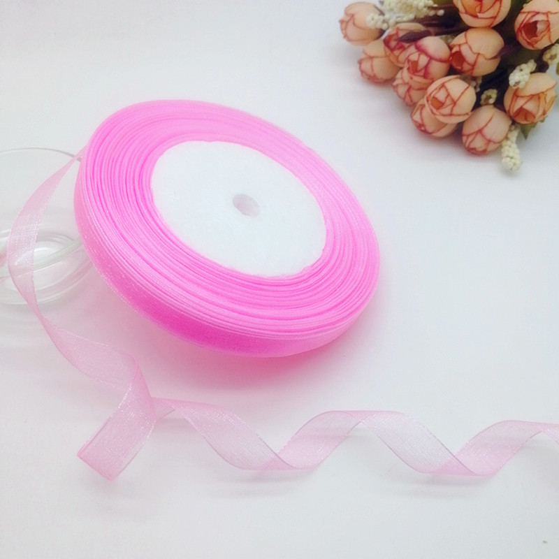 50 Yards 10/20/25mm larghezza  - Organza Ribbon Spool recensione e prezzo
