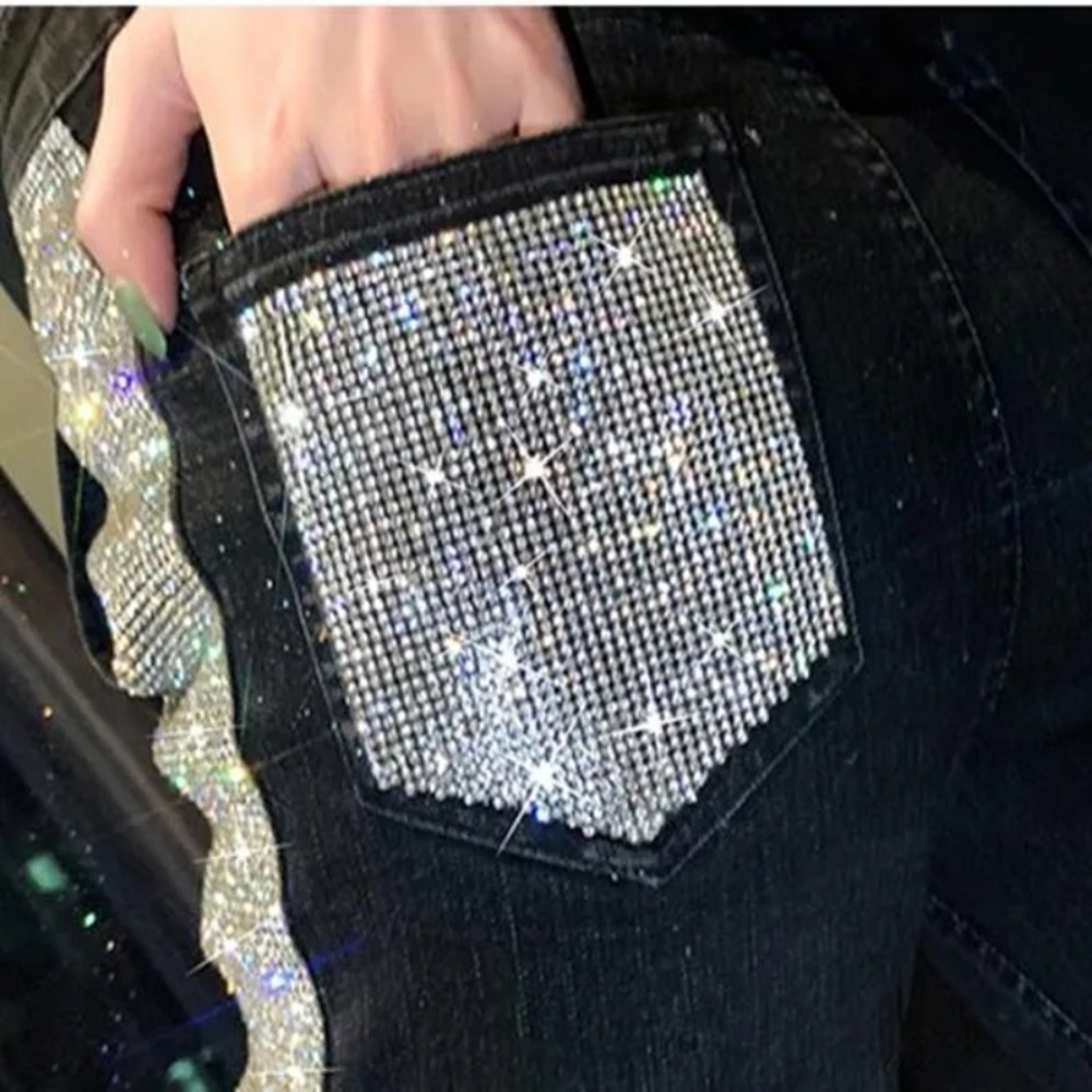 Toppe con strass di lusso Jean - Hotfix Rhinestone Sheet recensione e prezzo