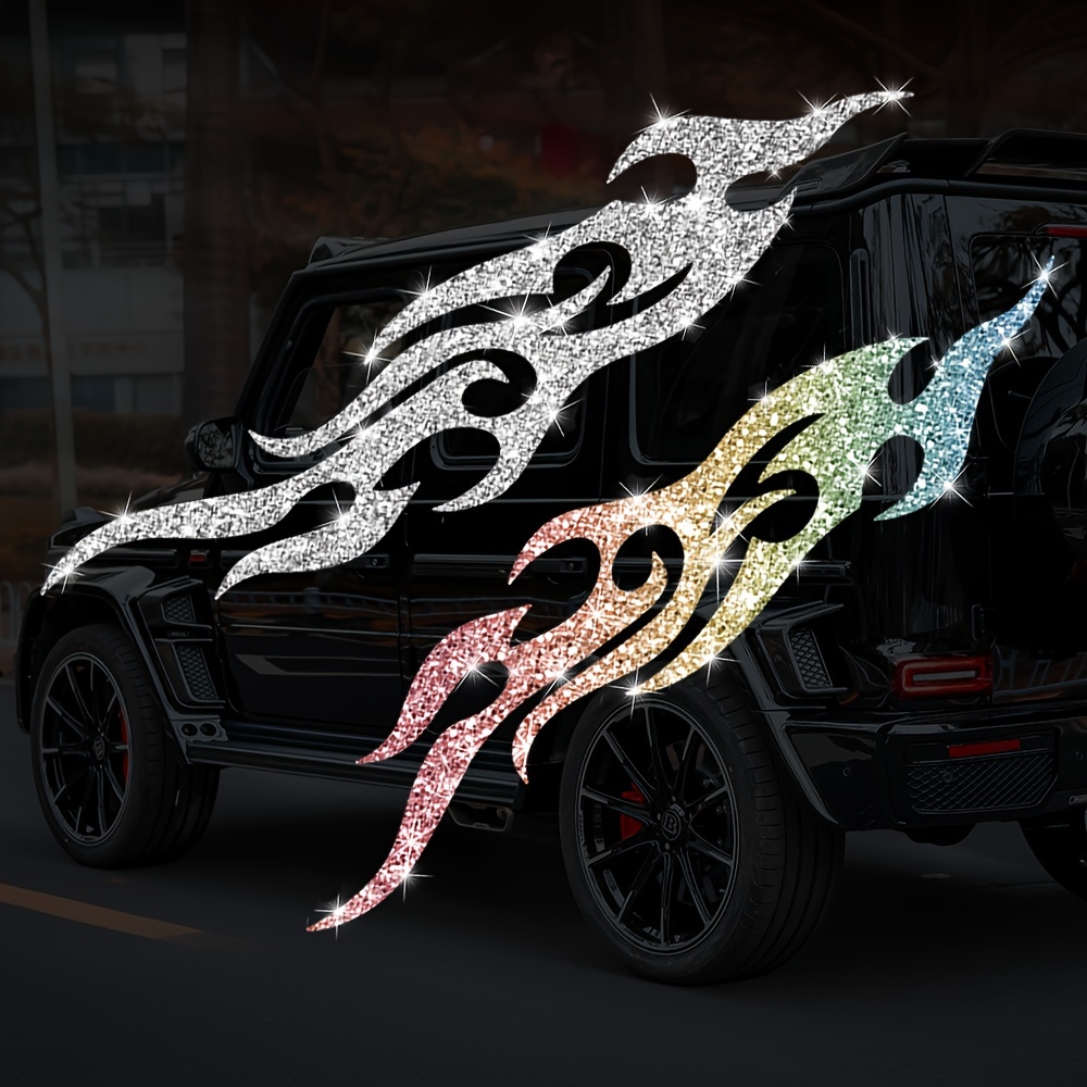 1 paio di adesivi per moto con - Glitter Vinyl Roll recensione e prezzo